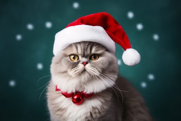 Download Christmas Cat Wallpaper - Premium Resources