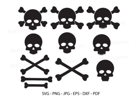 Download Bundle Skull and Cross Bones Clipart - Clipart Collection