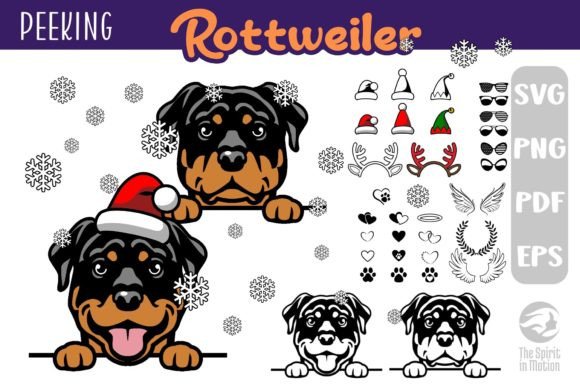 Download Rottweiler SVG, Clipart &amp; Cutfiles - Clipart Collection