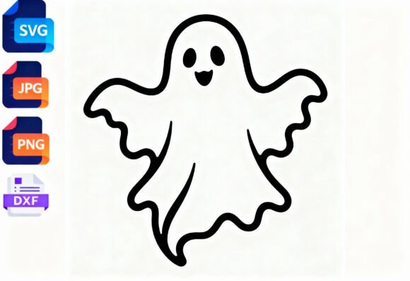 Download Cute Ghost SVG Halloween Clipart - Clipart Collection