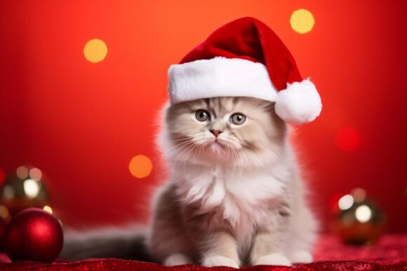 Download Christmas Cat Wallpaper - Premium Bundle
