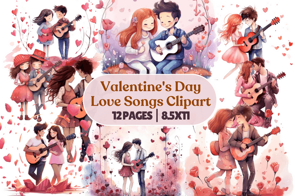 Download Valentine's Day Love Songs Clipart - Clipart Collection