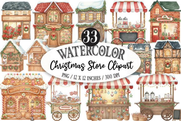 Download Christmas Store Sublimation Clipart - Clipart Collection