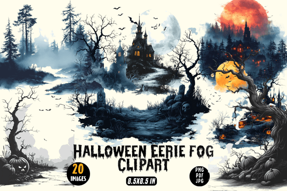 Download Halloween Eerie Fog Clipart - Clipart Collection