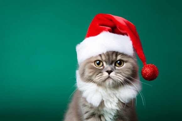 Download Christmas Cat Wallpaper - Premium Resources