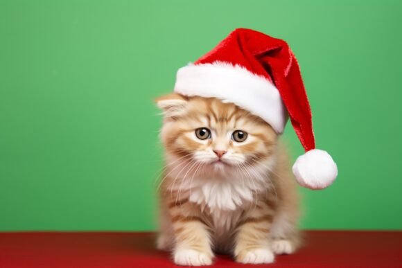 Download Christmas Cat Wallpaper - Premium Resources
