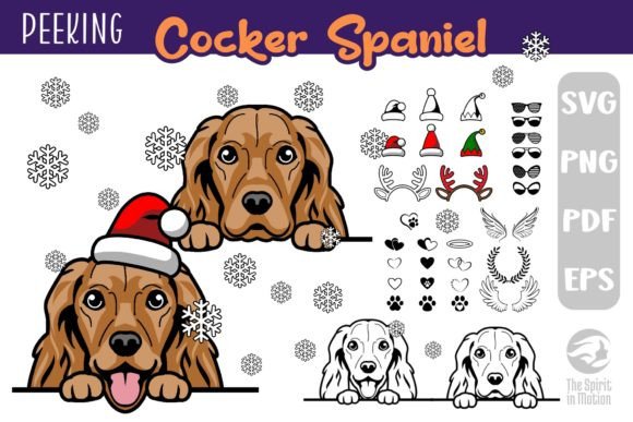 Download Cocker Spaniel SVG, Clipart &amp; Cutfiles - Clipart Collection