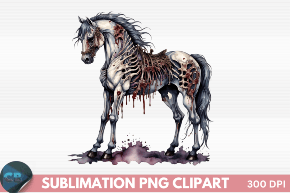 Download Undead Steed Zombie Horse Clipart PNG - Clipart Collection