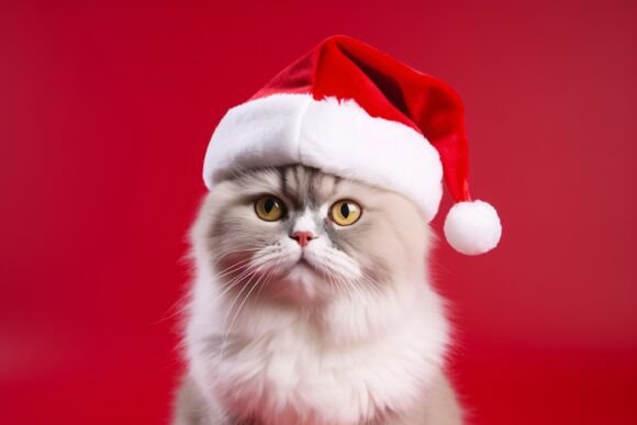 Download Christmas Cat Wallpaper - Premium Resources