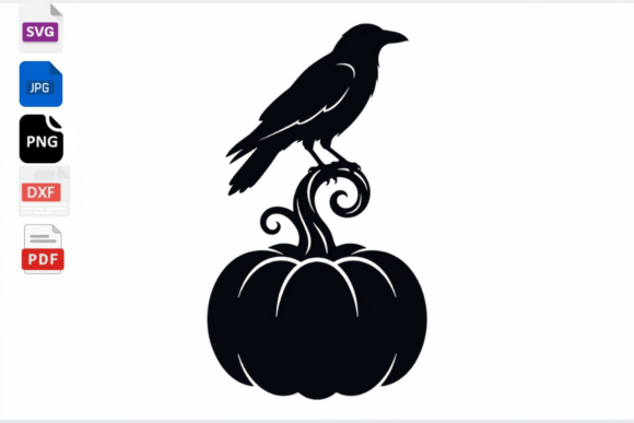 Download Raven on Pumpkin SVG Halloween Clipart - Clipart Collection