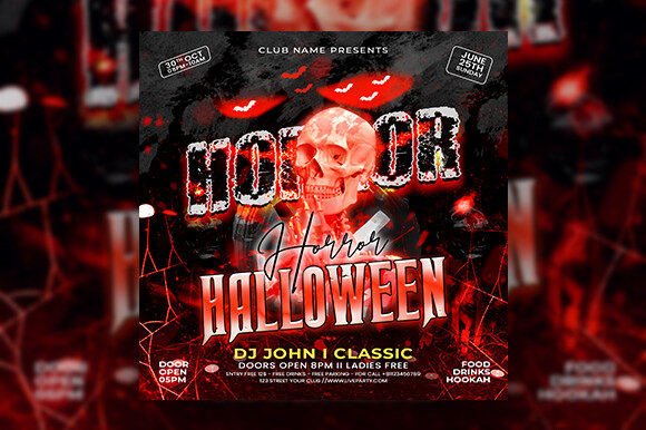 Download Halloween Horror Night Party Flyer - Horror night Collection