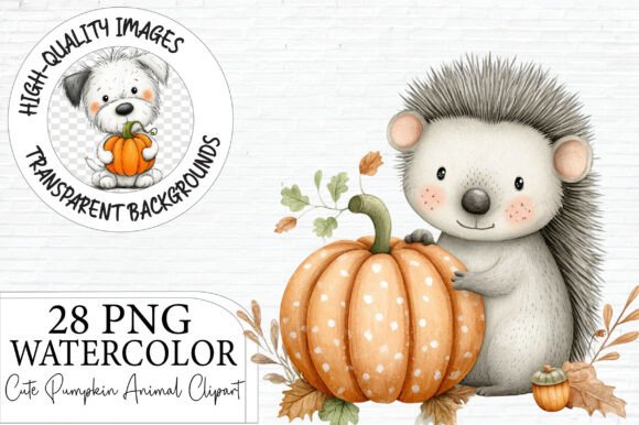 Download Cute Pumpkin Animal Clipart Bundle - Clipart Collection