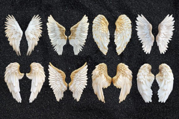 Download Watercolor Angel Wings Clipart - Clipart Collection