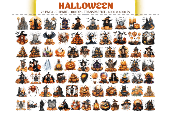 Download Halloween Clipart – 75 PNGs - Clipart Collection