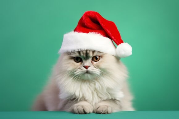 Download Christmas Cat Wallpaper - Premium Resources