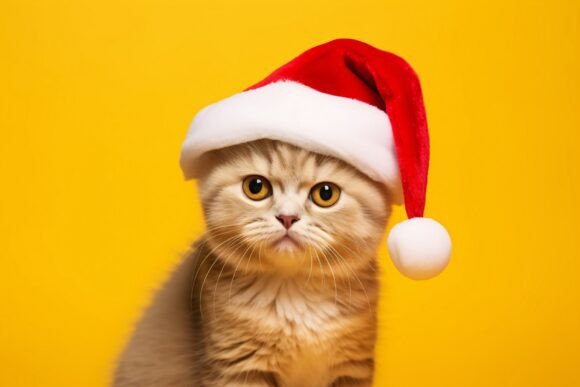 Download Christmas Cat Wallpaper - Premium Resources