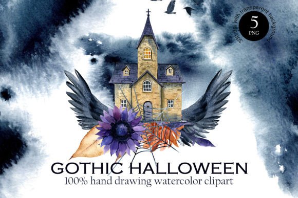 Download Eerie Halloween Haunted House Clipart - Clipart Collection